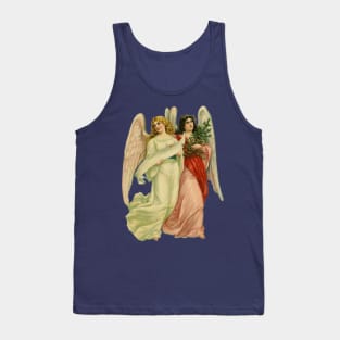 Vintage Victorian Christmas Angels Tank Top